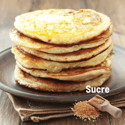 Pancake au sucre